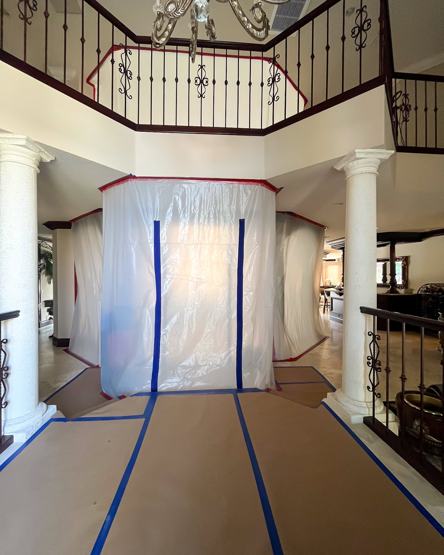 Fire damage restoration