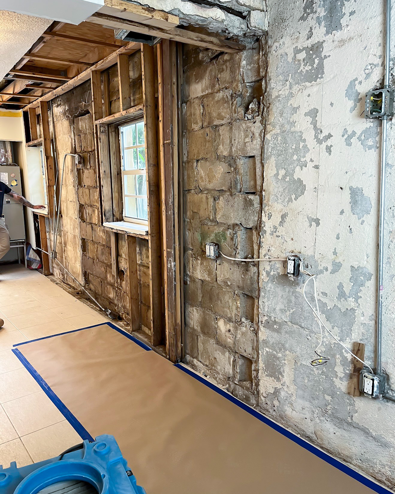 Odor removal specialist at work
